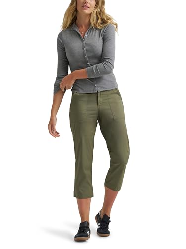 Image of Lee Women's Ultra Lux Comfort with Flex-to-go Utility Capri Pant