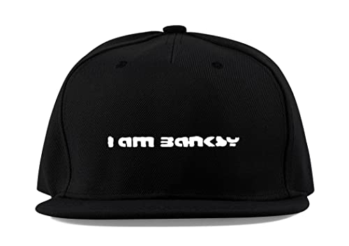 Casquette de baseball Banksy en coton respirant avec visière plate contre le soleil