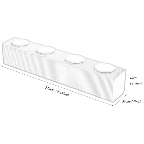 Table de présentation de produits d'exposition pliable en accordéon - 4