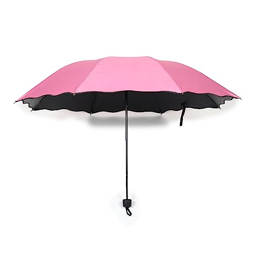 Image of HomeCloud Magic Umbrella Windproof, Sunproof & Rainproof with Sturdy Steel Shaft & Wrist Straps | Secret Blossoms Occur with Water Magic Print | Easy to Hold & Carry | Umbrella for Women, Men & Kids