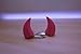 Devil Clip-on Horns (Magenta)