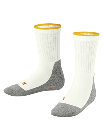 FALKE Active Everyday K So viscose coton respirantes unies 1 paire, Chaussettes Mixte enfant, Blanc Off-White 2040, 27-30