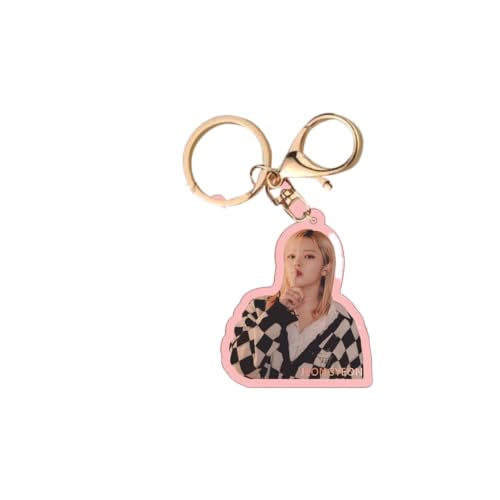 FOR韓国ジョンヨン グッズ キーホルダー 1枚セット【非公式】アクリル キーチェーン 携帯ストラップ 軽量 オシャレ バッグペンダント 萌え グッズ 自動車 飾り プレゼント ラッキーギフト 記念日 韩流 (F) [並行輸入品]