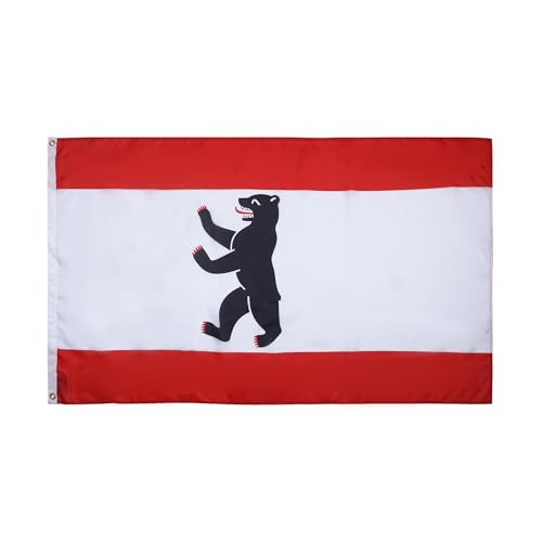 Bandiera Berlino 90X60Cm - Bandiera Tedesca – Germania 60 X 90 Cm - Az Flag