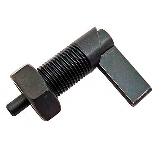 Cam Action Indexing Plunger w/ Lock Nut - Black Oxide Steel 3/4-16 Thread .47