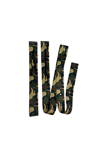 camo cinch strap set off billet and Latigo strap