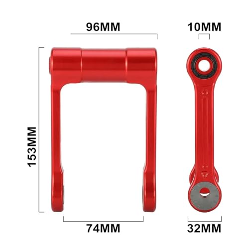 Enlace de descenso para CRF300L accesorios de amortiguación regulable moto negra 6