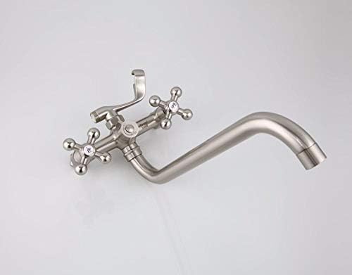 Robinet de douche long de 36 cm résistant à la rouille pour cabine étroite
