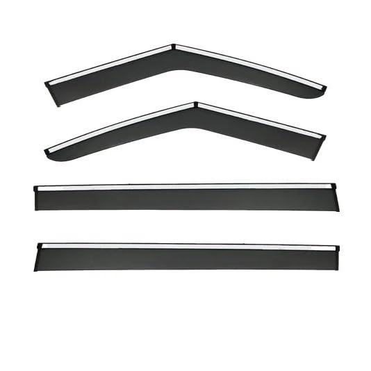 Déflecteurs de ventilation pour Hyundai Santa Fe 2024 avec bandes chromées 4pcs