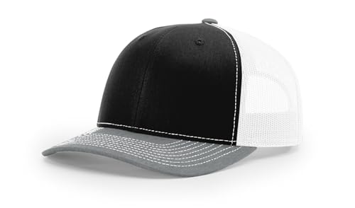 Image of Richardson 112 Trucker Hat - Premium Adjustable Snapback Hat - Structured Six Panel Richardson Blank Caps