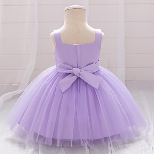 2025 Girls Flower Tulle Tutu Dress Formal Pageant Princess Party Birthday Dresses Toddler Baby Girl Dresses 6M-3Y4
