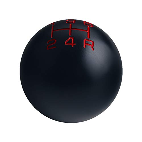 DEWHEL Sphere Shift Knob 5 Speed Velocity Short Throw Shifter 200 Gram Weighted Aluminum M12x1.25 M10x1.5 M10x1.25 M8x1.25 Black - Image 3