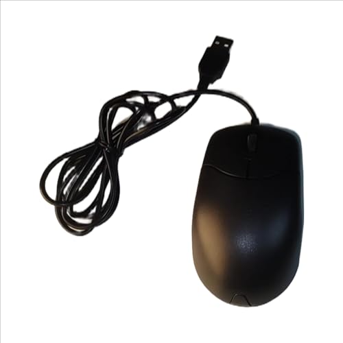 Image of Star Marketing- Wired 3D Optical Mouse with 1200 DPI, Plug & Play functionality, Optical Sensor, Rated at 5V=100mA, and Measuring 94.5 mm in Length, 52.5 mm in Width, and 32 mm in Height (Black).