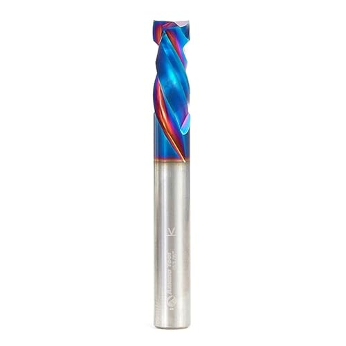 Image of Amana Tool Spektra Extreme Tool Life Coated CNC Compression Spiral Router Bit, 46171-K (Previous 46167), 3 /8 D x 7 /8 CH x 3 /8 Shk x 3 Inch L 2 Flute