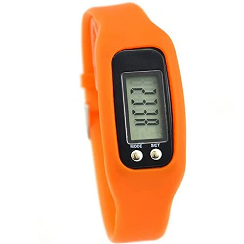 Syfinee Pedometer Watch with LCD Display Simple Pedometer Easy Operation Walking Fitness Tracker Wrist Band Digital Step Counter