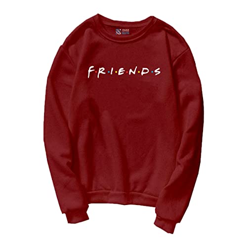 Image of Women's Cotton Round Neck Full Sleeves (W-SS-Friends)