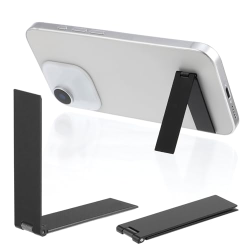 FdcLixuvol 2 Stück Ultradünner Handy-Halter, Faltbarer Mini-Telefon-Kickstand Einstellbare Vertikaler und Horizontaler Handyständer Telefonständer Metall Kick Stand für Telefon und Handytasche