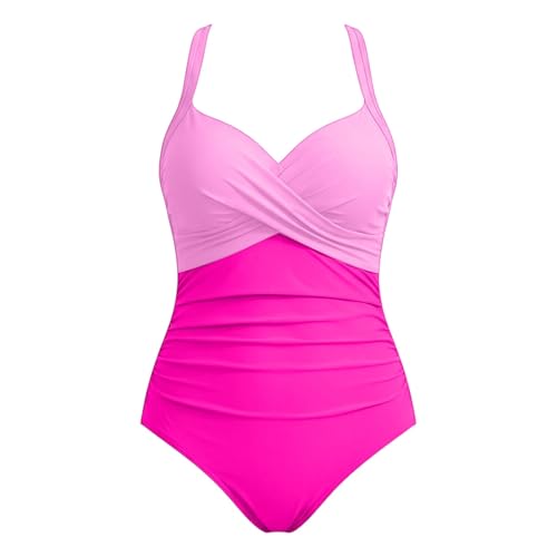 Maillot de bain rétro grande taille une pièce galbant et confortable