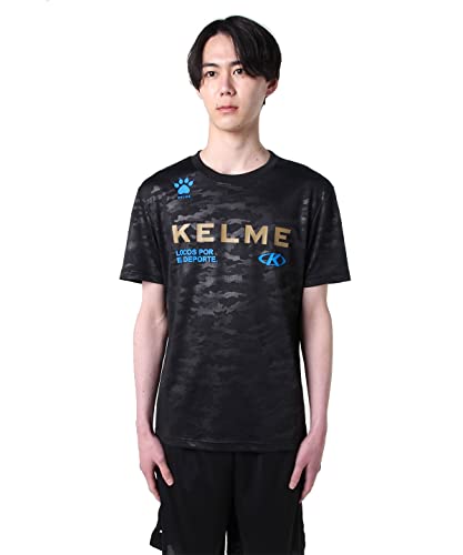 [ケルメ] サッカーウェア プラクティスシャツ 半袖 メンズ プラクティス半袖シャツ KH21S724 286BK L