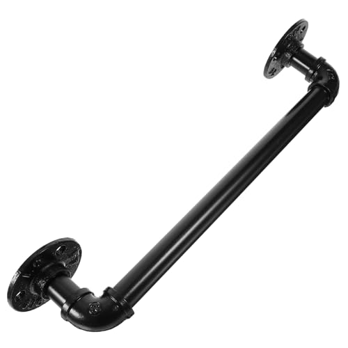 Lurrose Sturdy Barn Door Handle Wrought Iron Iron Door Pulls for Barn Garage Warehouse Random Style