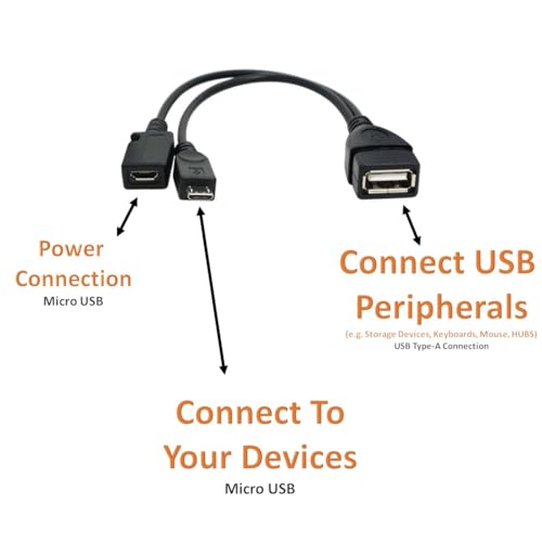 Image of [2 Pack] USB Port Adapter OTG Cable