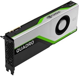 HP NVIDIA Quadro RTX 5000 PCIe 3.0 X16 Graphics Card, 16GB GDDR6, Silver