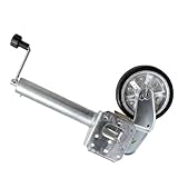 ✈【Facile à déplacer】Le cric de remorque est équipé d'une roue de remorque de 20 cm de diamètre, ce qui offre une plus grande surface de contact, assurant une plus grande stabilité et une meilleure maniabilité sur la boue, le sable ou les pierres pointues.