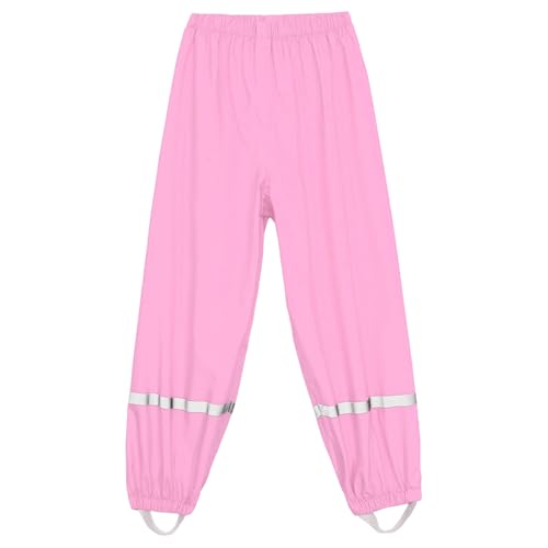 JEYPINMI Children Lightweight Cozy Rainwear Girls Boys Waterproof Pants for Camping Outdoor Rain Pants4