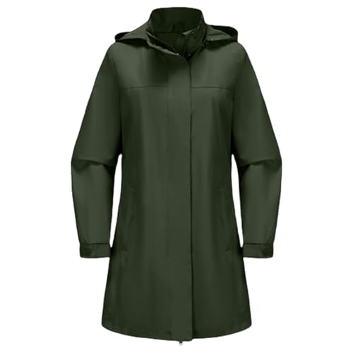 Chaqueta softshell de mujer impermeable cortavientos rojo para primavera y otoño 4
