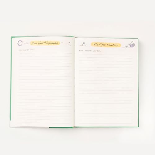 Image of All I Need is A Plan Undated 365 days Planner for Men & Women | 2026 Goal + Habit Tracker | Free Stickers & Magnetic Bookmark | Green