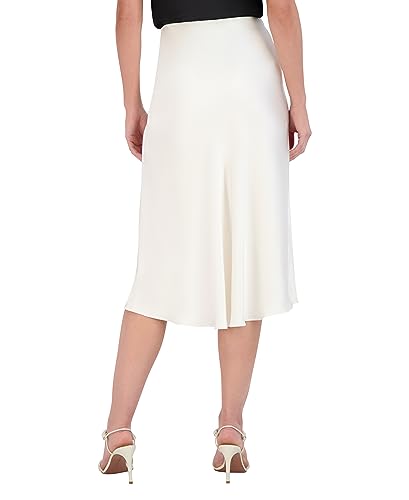 BCBGMAXAZRIA Women's Bias Pull on Slip Skirt3