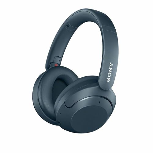 Sony WH-XB910N - Cuffie Wireless con Noise Cancelling - Batteria fino a 30 ore - Ricarica rapida (10 min. per 4,5 ore di riproduzione) - Multipoint - Extra Bass - Alexa e Google Assistant - Blu