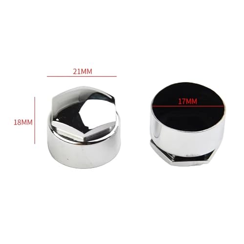 Tornillo llanta 20 uds tapas tuercas 17mm para pernos rueda coche juego embellecedores 2