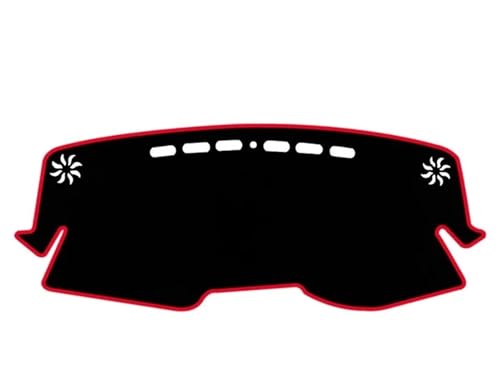 ダッシュボード 内装パーツ C HR用 2016 2017 2018 2019 2020 2021 2022 2023 車用 ダッシュボードカバー 遮光パッド サンシェード カーペット マット(A Red Side RHD)