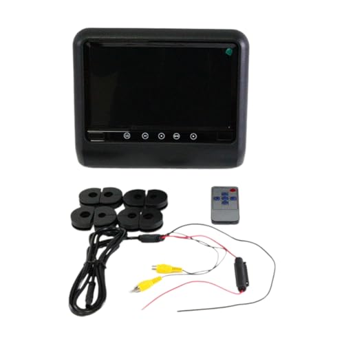 Louttary Multimedia-Player für Auto-Rückenlehne, Kopfstützen-Anzeige, Kopfstützen-Anzeige, LCD-Monitor für Kopfstütze, 9 Zoll
