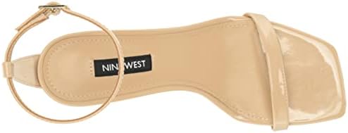 Nine West Women's RIPE Heeled Sandal, Light Natural, 11 | Image 4