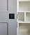Delaney Hardware 370104 Black Contemporary Privacy Square Pocket Door Lock with Edge Pulls and Color Coded Indicators, Black Pocket Door Hardware, Pocket Door Lock, Sliding Door Lock