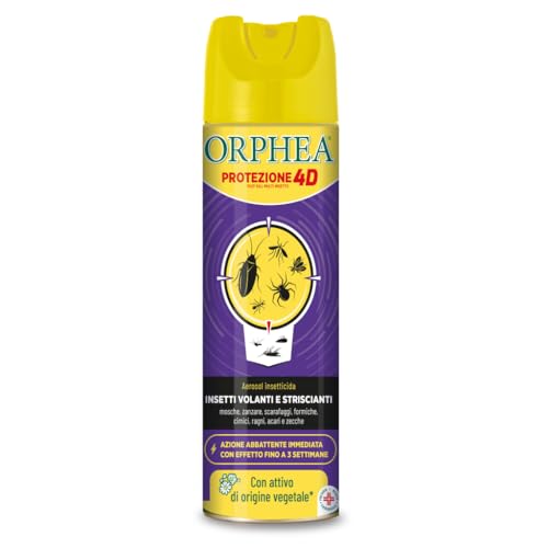 Orphea Insetticida Spray Insettorepellente Universale Contro Insetti Volanti e Striscianti, 500ml