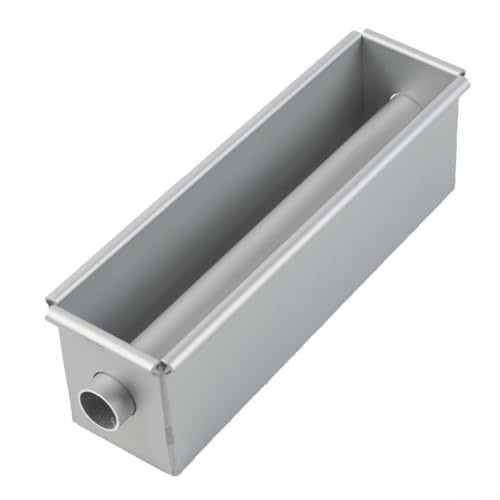 Aluminium Alloy Square Bread Loaf Pan With Center Tube, Scratch-Resistant Nonstick Coating, Easy To Clean(B)