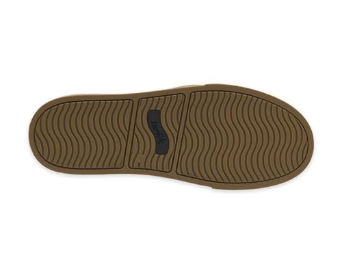 Sanuk HAVA Shoe Slip On Sneakers for Men | Casual Canvas Loafers | Durable Everyday Shoes | Cushioned Comfort Insole | Men&rsquo;s Slip-On Shoes, Black, 10.5