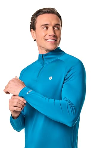 Coolibar UPF 50+ Men's Fairway Golf Pullover - Sun Protective4