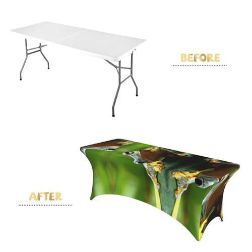 Housse de table extensible grenouille verte EdWal 1m80 - 5