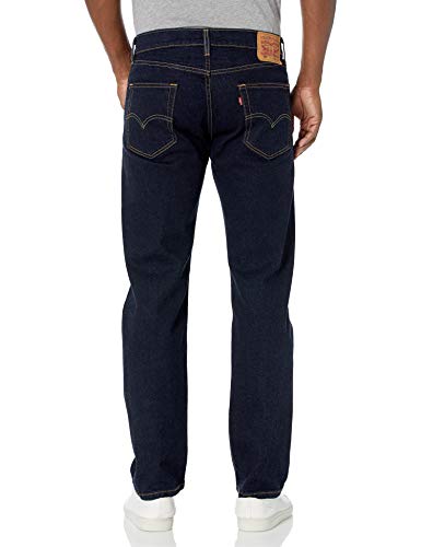 Image of Levi's Men's 505 Regular Fit Jeans (Also Available in Big & Tall), Rinse - Stretch, 33W x 36L