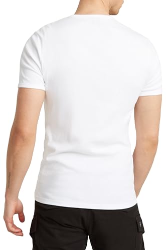 G-STAR RAW Men's Base Layer Crew Neck Short Sleeve T-Shirt 2-Pack3