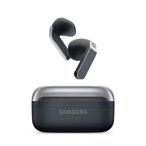 Samsung Galaxy Buds4 Black Real Metal Blade 1-way Speaker Super Clear Call Adaptive Noise Control Seamless Connection (UAE Version)