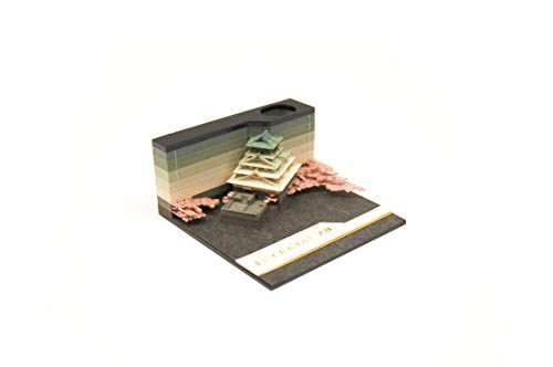 めくると徐々にハリー ポッターのホグワーツ魔法学校が現れる立体メモブロック New S World