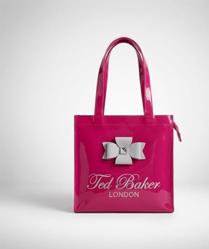 Image of SEA MOUNT Ted Baker London Multipurpose Tote Bag with Signature Bow Detail Spacious Travel Carryall, Everyday Shopping Organiser, Durable Shoulder Handbag for Work, Office, Travel & Daily Essentials