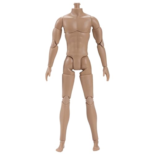 1/6 Scale Action Figure, Multi Jointed Movable Male Muscular Action Figure Body for Display Doll Collection, Medium
