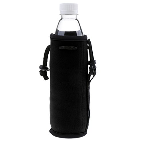 Homyl 2 Peças 500 ml Bolsa de Neoprene para Porta-Garrafa de Água Bolsa Bolsa Bolsa Preta