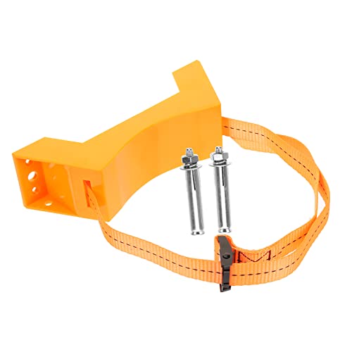 CIYODO Nitrogen Tank Holder Nitrogen Tank Bracket Gas Tank Holder Propane Tank Cylinder Bracket Wall Mounted Gas Cylinder Mount Cylinder Wall Mounted Bracket Polypropylene Tape Yellow